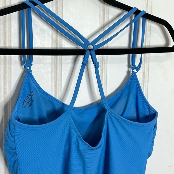 Athleta Cloudbreak Rib Bra-Sized Tankini 34D/DD -214 - Picture 9 of 11